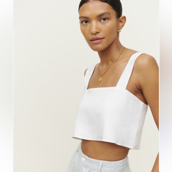 Reformation Tops - Reformation Lorin Linen Top